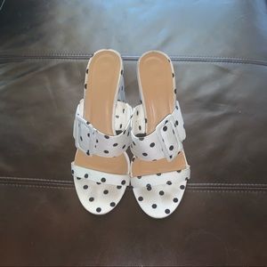 Polka dot Mules